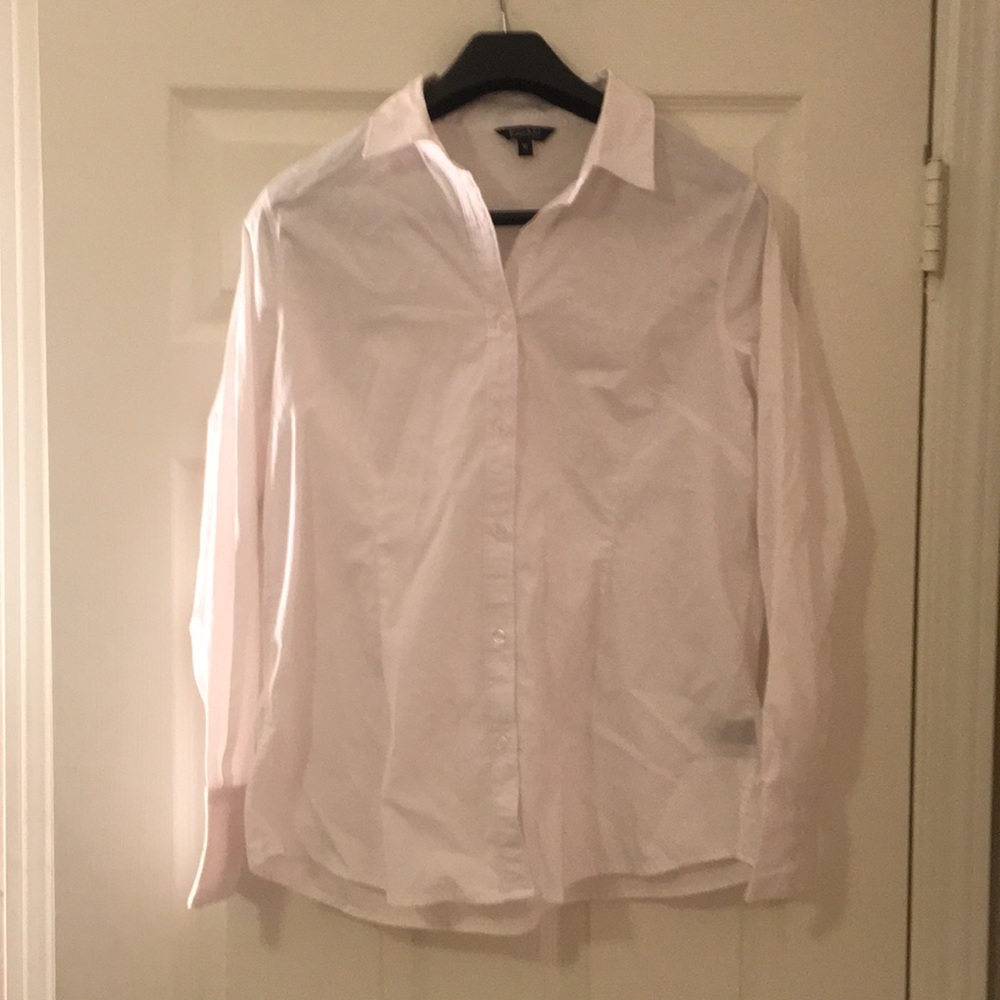 White Button-Up Dress Shirt